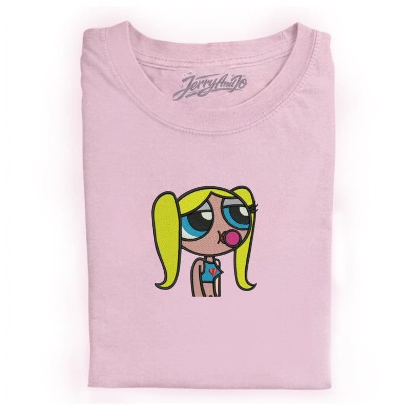 EMBROIDERED POWERPUFF GIRLS TEE XIU-0082