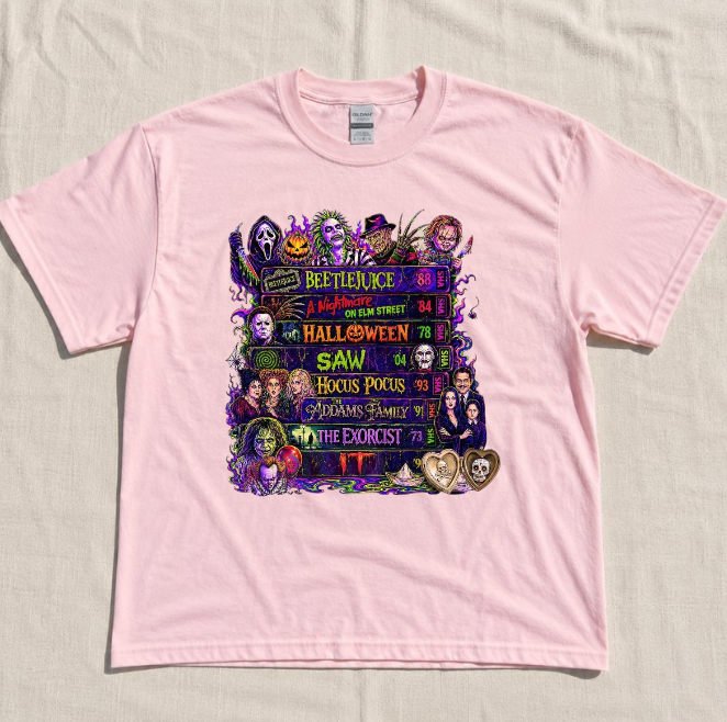 FUNNY 90S HALLOWEEN VHS TEE BN-00100
