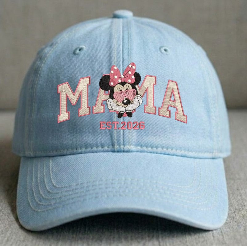 EMBROIDERED MINNIE MAMA EST 2026 HAT XIU-0020
