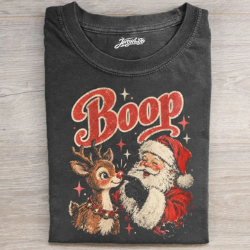 BOOP SANTA RUDOLPH CHRISTMAS T-SHIRT TR-00314