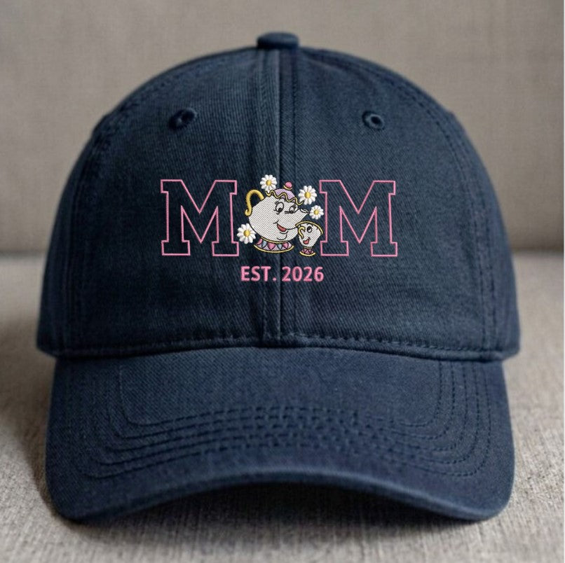 EMBROIDERED POTTS MOM EST 2026 MACHINE HAT XIU-0021