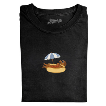 SUMMER HOT DOG EMBROIDERED TEE TR-0015