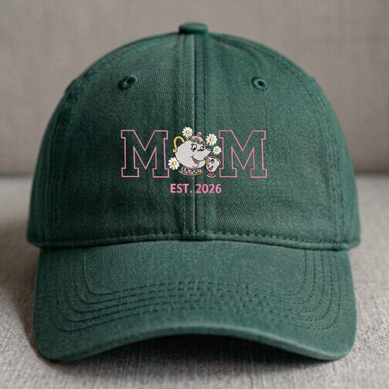 EMBROIDERED POTTS MOM EST 2026 MACHINE HAT XIU-0021