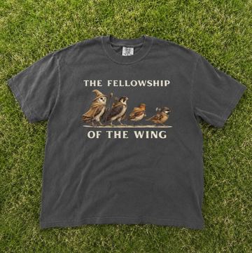 THE FELLOWSHIP OF THE WING TEE, FUNNY BIRDS TEE BN-00236