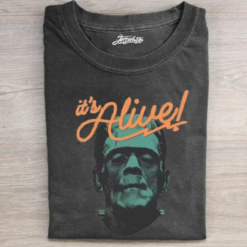 YOU MAKE ME FEEL ALIVE FRANKENSTEIN SHIRT, ITS ALIVE, HALLOWEEN HORROR T-SHIRT TR-00273