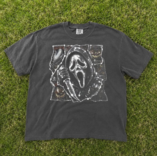 DISCO HORROR GHOST FACE TEE BN-00116