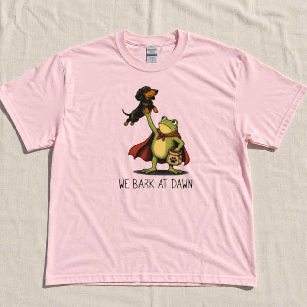 DACHSHUND TEE, FUNNY FROG MEME TEE BN-00263