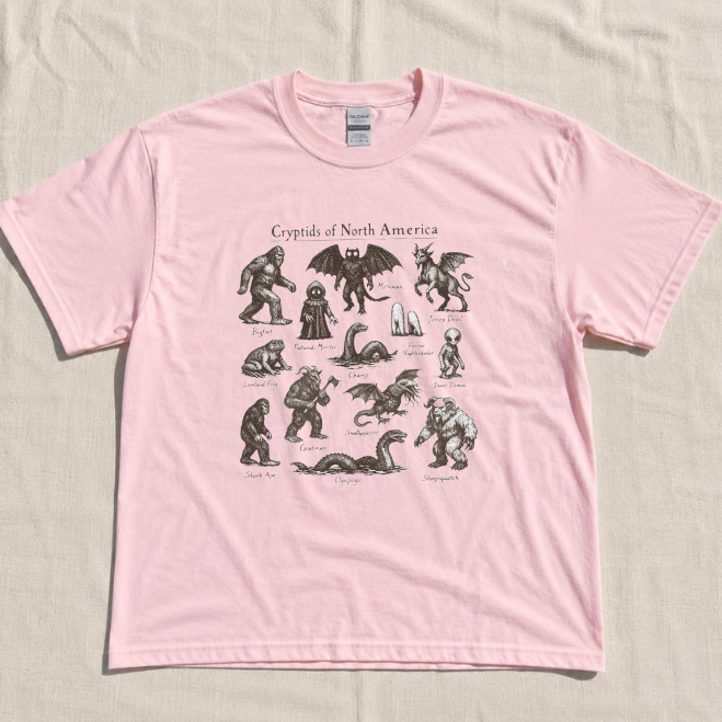 CRYPTIBS OF NORTH AMERICA FIELD GUIDE TEE BN-00103