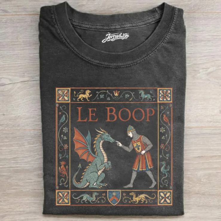LE BOOP DRAGON MEDIEVAL T-SHIRT TR-00210