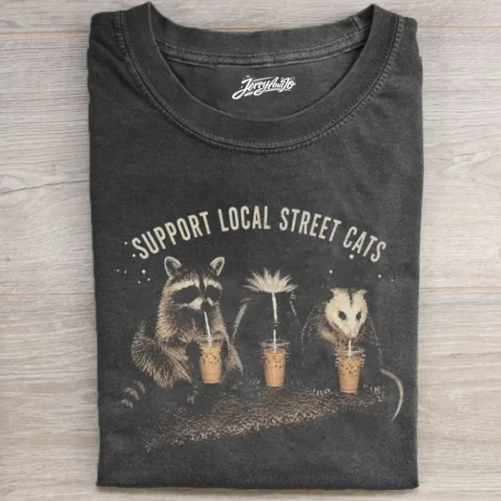 SUPPORT LOCAL STREET CATS SHIRT TR-00141