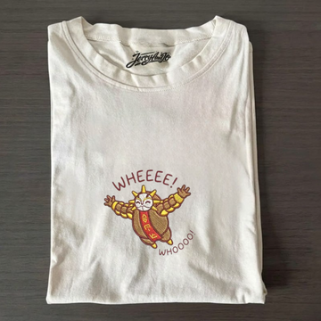 ESQUIE WHEE WHOO FUNNY GAMER EMBROIDERED TEE TR-0001