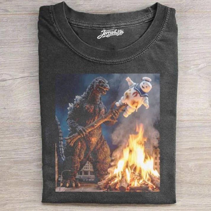 GODZILLA MARSHMALLOW MAN T-SHIRT TR-00262
