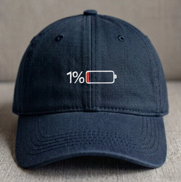 EMBROIDERED 1% LOW BATTERY HAT TR-0021