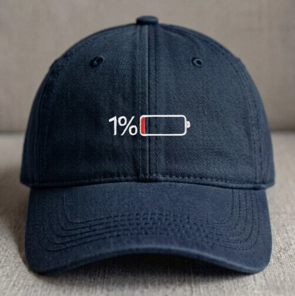 EMBROIDERED 1% LOW BATTERY HAT TR-0021