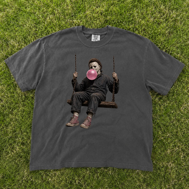 RETRO HALLOWEEN TEE, HORROR HALLOWEEN TEE, SPOOKY VIBES TEE BN-00211