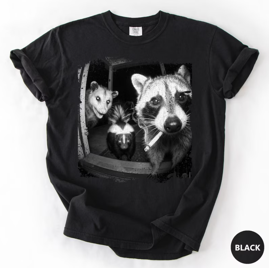TRASH PANDA NIGHT CREW T-SHIRT TR-00290