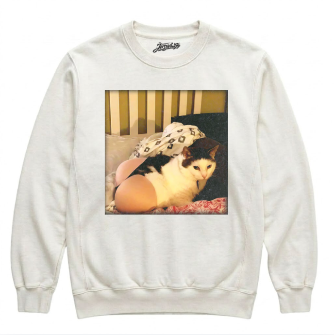 FUNNY BUTT CAT SHIRT NN-0005