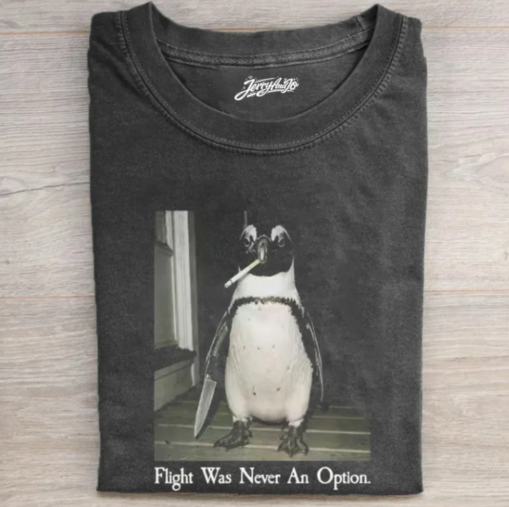 FLIGHT WAS NEVER AN OPTION SHIRT TR-00144