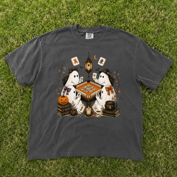 HALLOWEEN GHOST MAHJONG TEE BN-00256