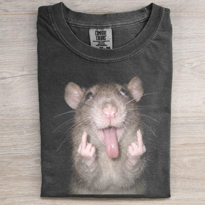 FUNNY RAT MIDDLE FINGER SHIRT, SWEATSHIRT, HOODIE TH-0153