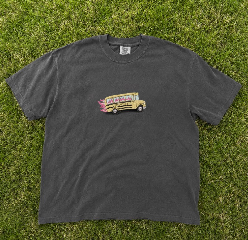 EMBROIDERED STRUGGLE BUS TEE TEE XIU-0031