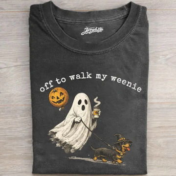 FUNNY DACHSHUND HALLOWEENIE SHIRT TR-00111