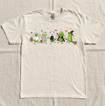 PICKLE WITCH GHOST VAMPIRE, CUTE HALLOWEEN TEE BN-00105