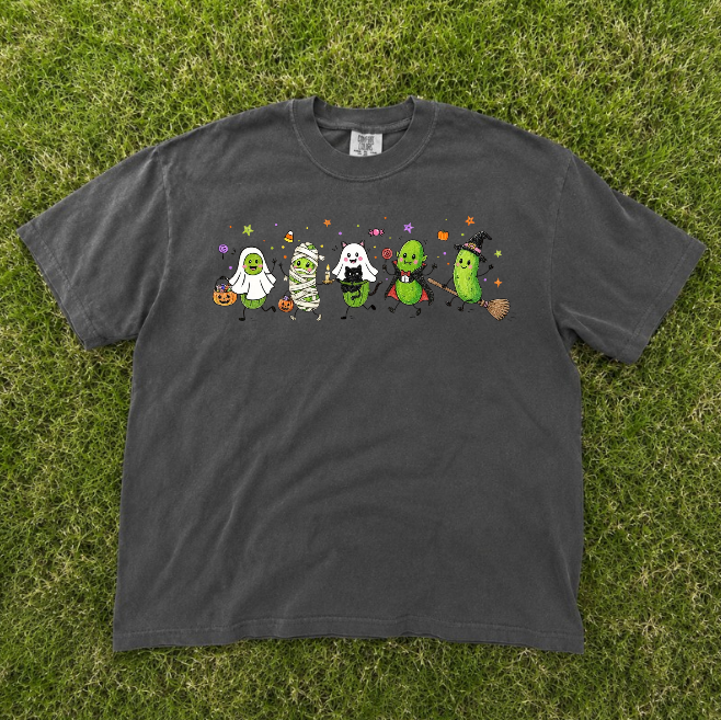 PICKLE WITCH GHOST VAMPIRE, CUTE HALLOWEEN TEE BN-00105