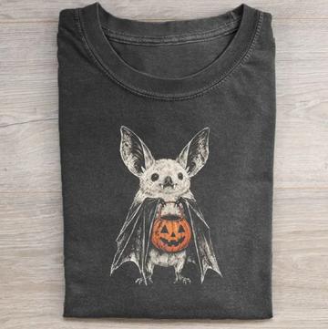 RETRO HALLOWEEN BAT T-SHIRT TR-00291