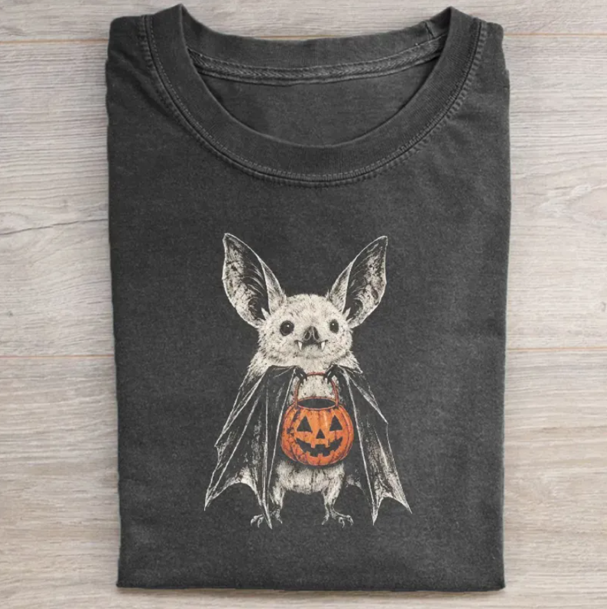 RETRO HALLOWEEN BAT T-SHIRT TR-00291