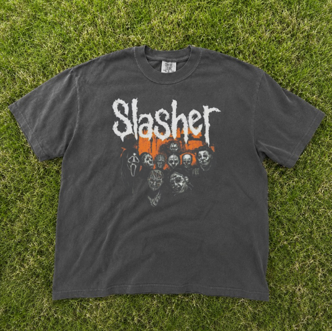 ICONIC SLASHER VILLAINS HALLOWEEN TEE BN-00247