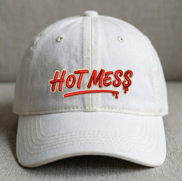 HOT MESS EMBROIDERED CLASSIC DAT HAT BN-00011
