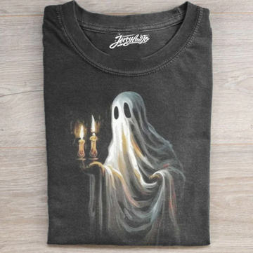 VINTAGE STYLE SPOOKY HORROR SHIRT XIU-0126