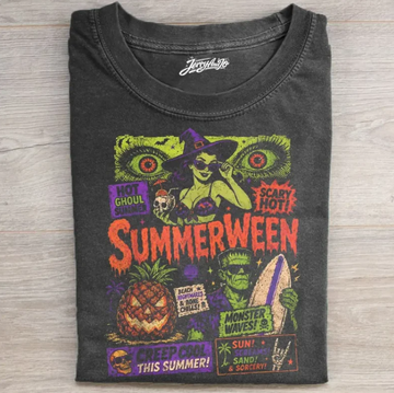 HALLOWEEN BEACH VACATION T-SHIRT TR-00219