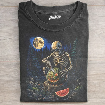 SPOOKY SUMMER SKELETON T-SHIRT TR-00221