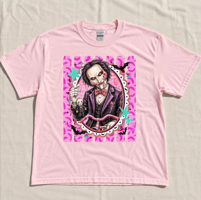 RETRO HALLOWEEN CHARACTERS MOVIE TEE BN-00089