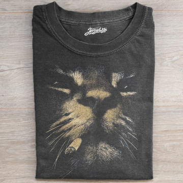 SMOKING CAT SHIRT TR-00146
