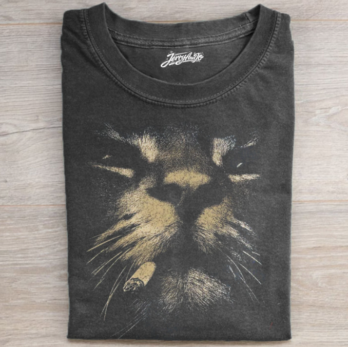 SMOKING CAT SHIRT TR-00146