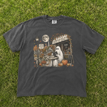 STARS HOLLOW GHOST TEE, LUKES' S DINNER FALL TEE, AUTUMN COFFEE LOVER GIFT TEE BN-00278