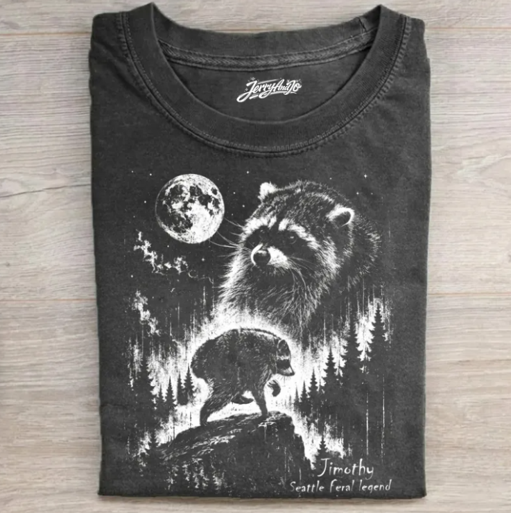 VINTAGE JIMOTHY RACCOON SHIRT TR-00149