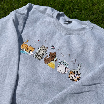 CHEMISTRY CTAS, SCIENCE TEACHER TEE, FUNNY LABORATPRY EMBROIDERED TEE/ SWEATSHIRT/ HOODIE BN-00108