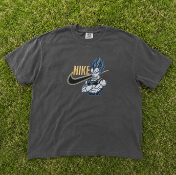 EMBROIDERED VEGETA NIKE GRAPHIC SHIRT, DRAGON BALL Z ANIME EMBROIDERED TEE TR-0089