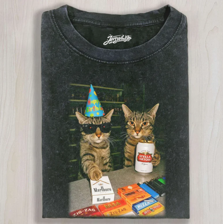 CAT SHOP MEME SHIRT TR-00122