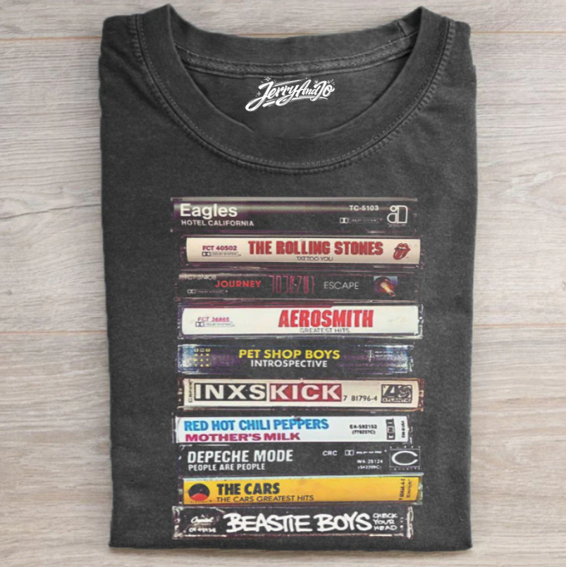 80'S ROCK CASSETTE SHIRT XIU-0131