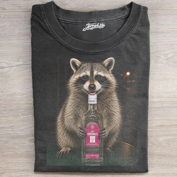 WHISKEY RACCOON T-SHIRT TR-00230