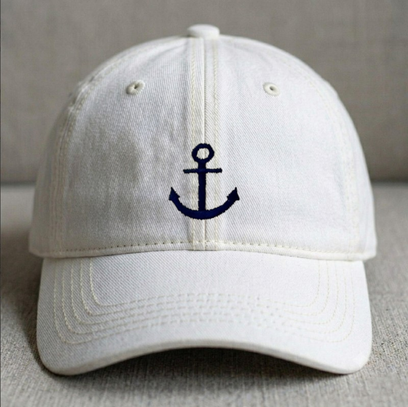 ANCHOR EMBROIDERED CLASSIC DAD HAT BN-0003
