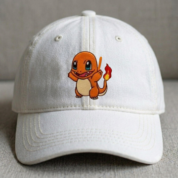 EMBROIDERED POKÉMON CHARMANDER HAT TR-0006