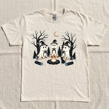 HALLOWEEN GHOST CAMP SHIRT TR-00154