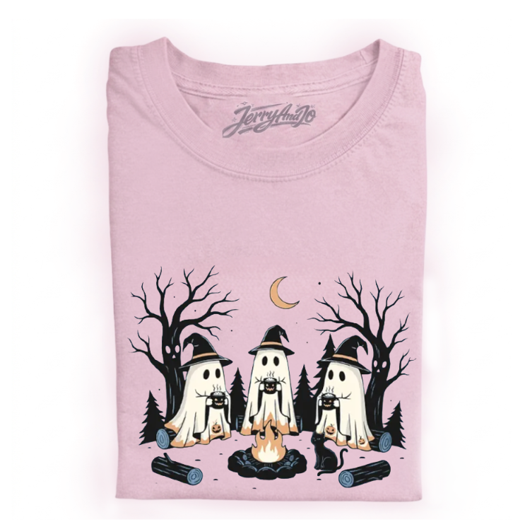 HALLOWEEN GHOST CAMP SHIRT TR-00154
