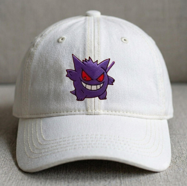 EMBROIDERED POKEMON GENGAR HAT TR-0007